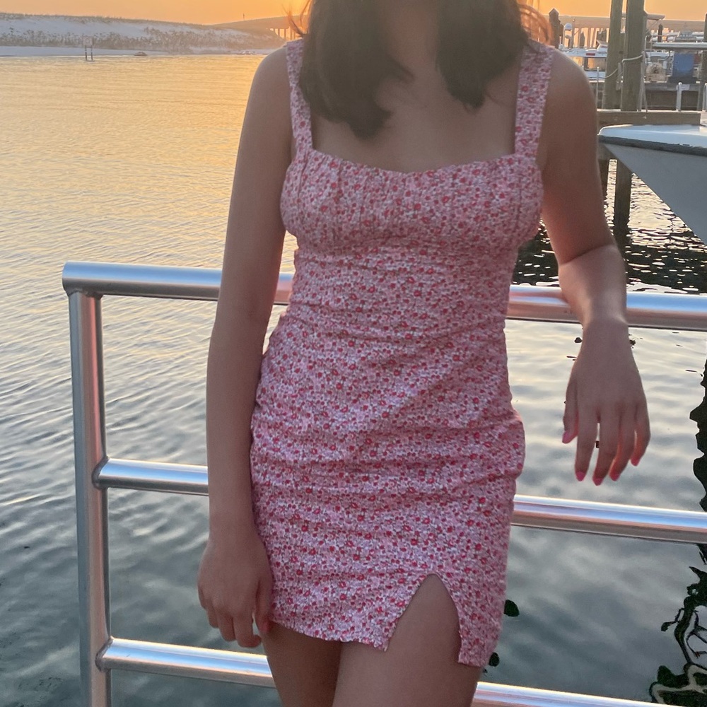 Princess Polly Pink Floral Mini Dress